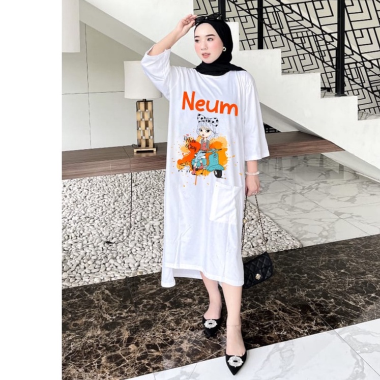 Baju Tunik Import Kalapir Tunik Viral 2022 MOdel Kekinian Long Tunik Jumbo Long Tunik neum Long Tuni