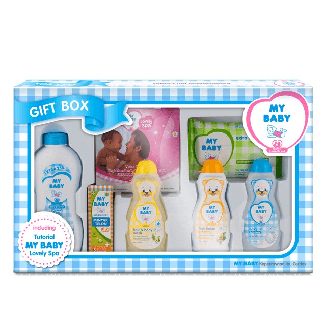 MY BABY GIFT BOX 6PCS+CD