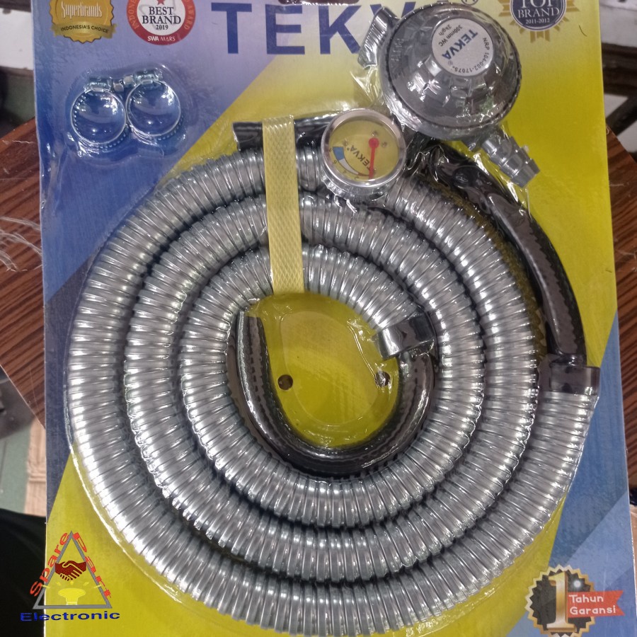 Selang + Regulator Gas Tekva set SNI