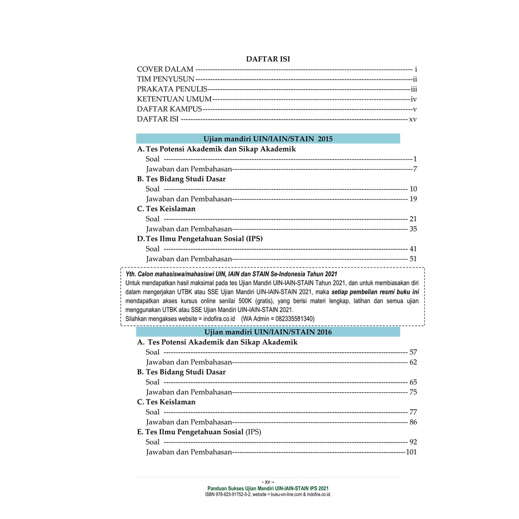 Ujian Mandiri Ips Uin Iain Stain Soal Ujian Mandiri Uin Iain Stain 2021 Soshum Shopee Indonesia