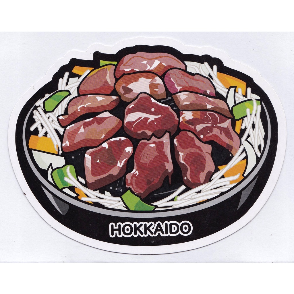 

Kartu Pos Gotochi Postcard Jepang Hokkaido 2014 Genghis Khan Cuisine