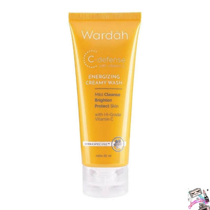 ☃Cutezz_Ching1☃Wardah C Defense Energizing Creamy Wash 60ml