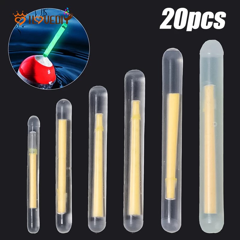 10 Pcs Aksesoris Tongkat Cahaya Fluorescent 2.2-4.5mm Untuk Memancing