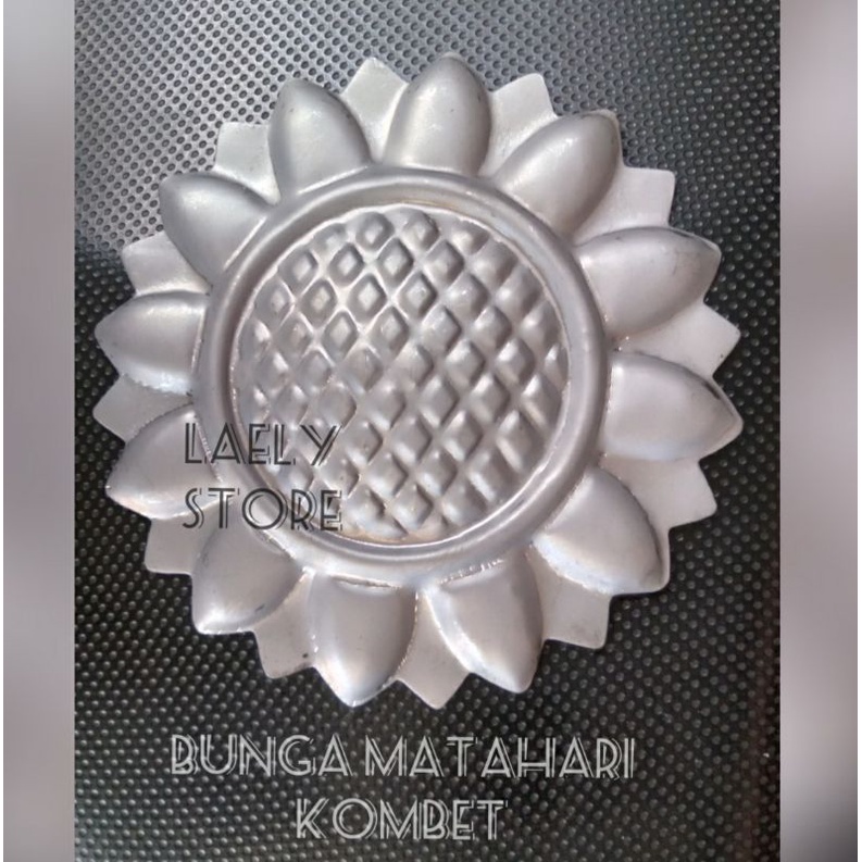 Aksesoris pagar besi ornamen motif bunga matahari kombet 16cm