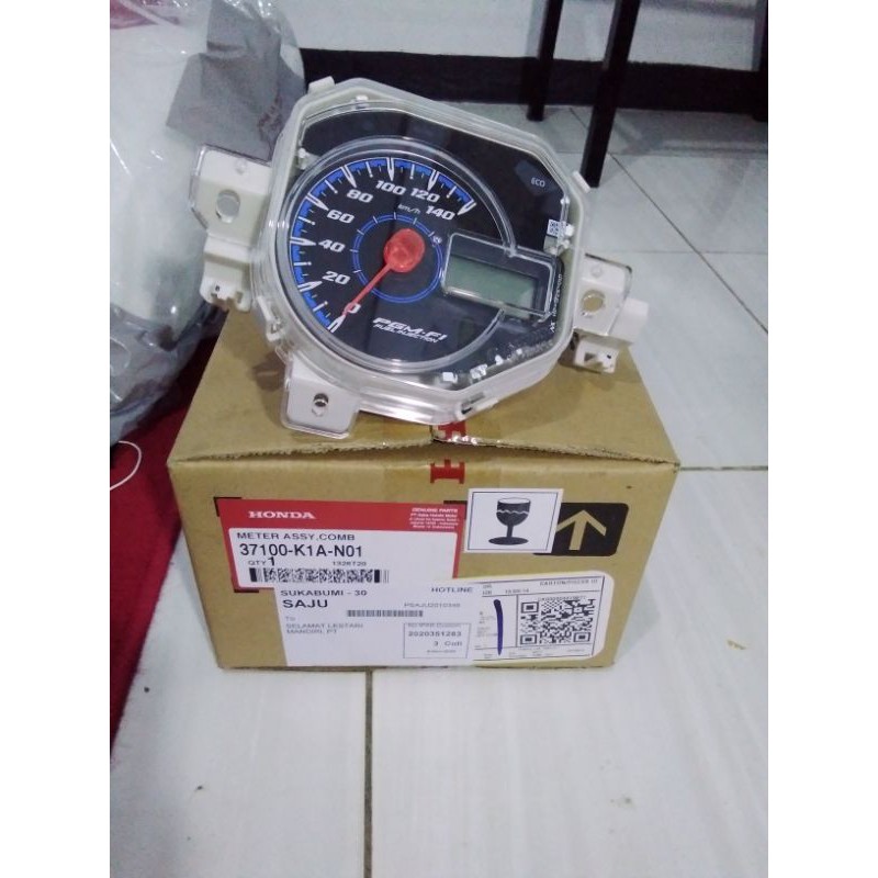 METE ASSY BEAT LED BARU SPIDOMETER BEAT LED BARU KILOMETER BEAT BARU LED SPEEDOMETER BEAT LED ORI