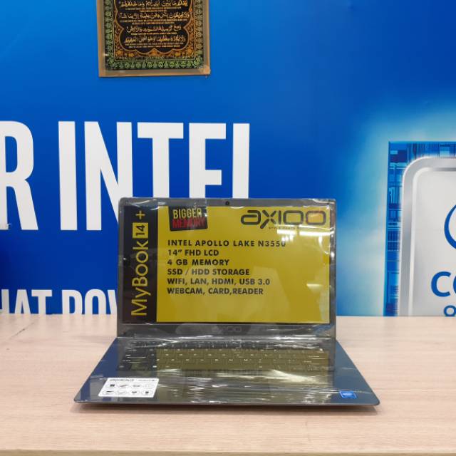 AXIOO MYBOOK 14  RAM 4GB -1TB HDD GREY