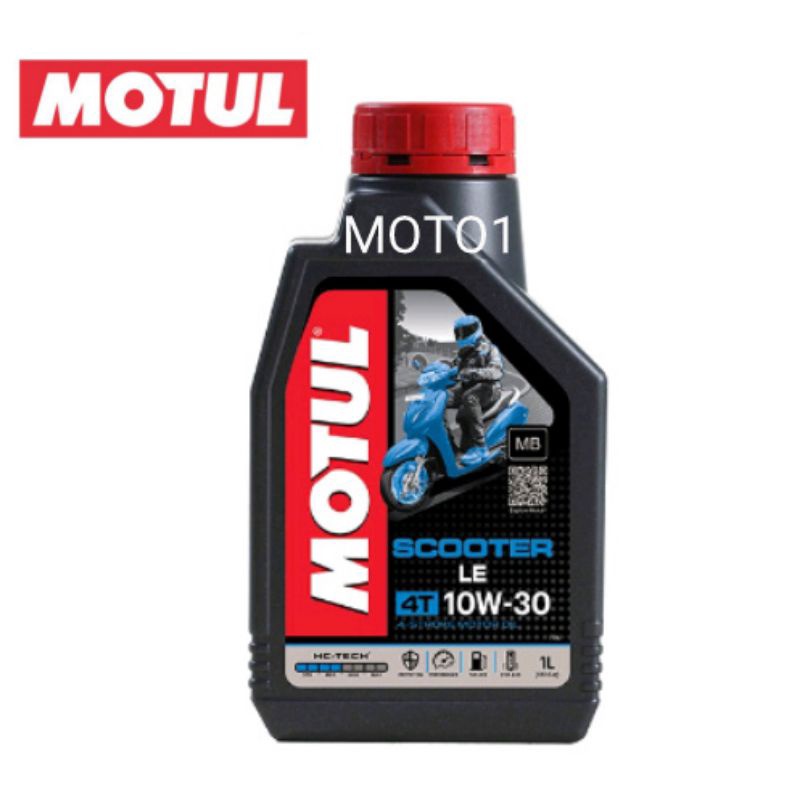 (Free Stiker) OLI MOTUL SCOOTER LE 10W30 1L - HC TECH