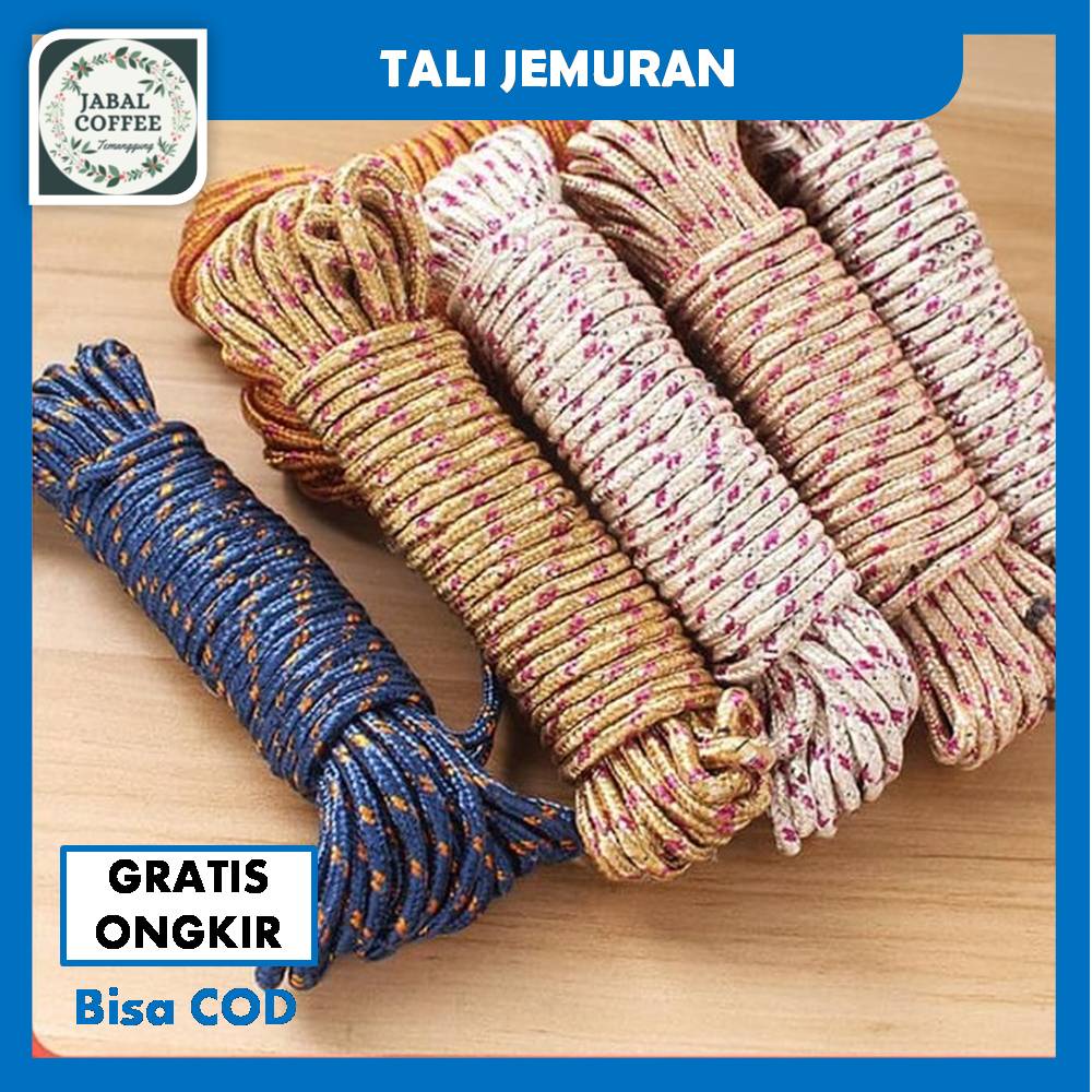 Tali Jemuran Baju Nylon 10 Meter / Tali Jemuran Tali Tambang 10 Meter J131