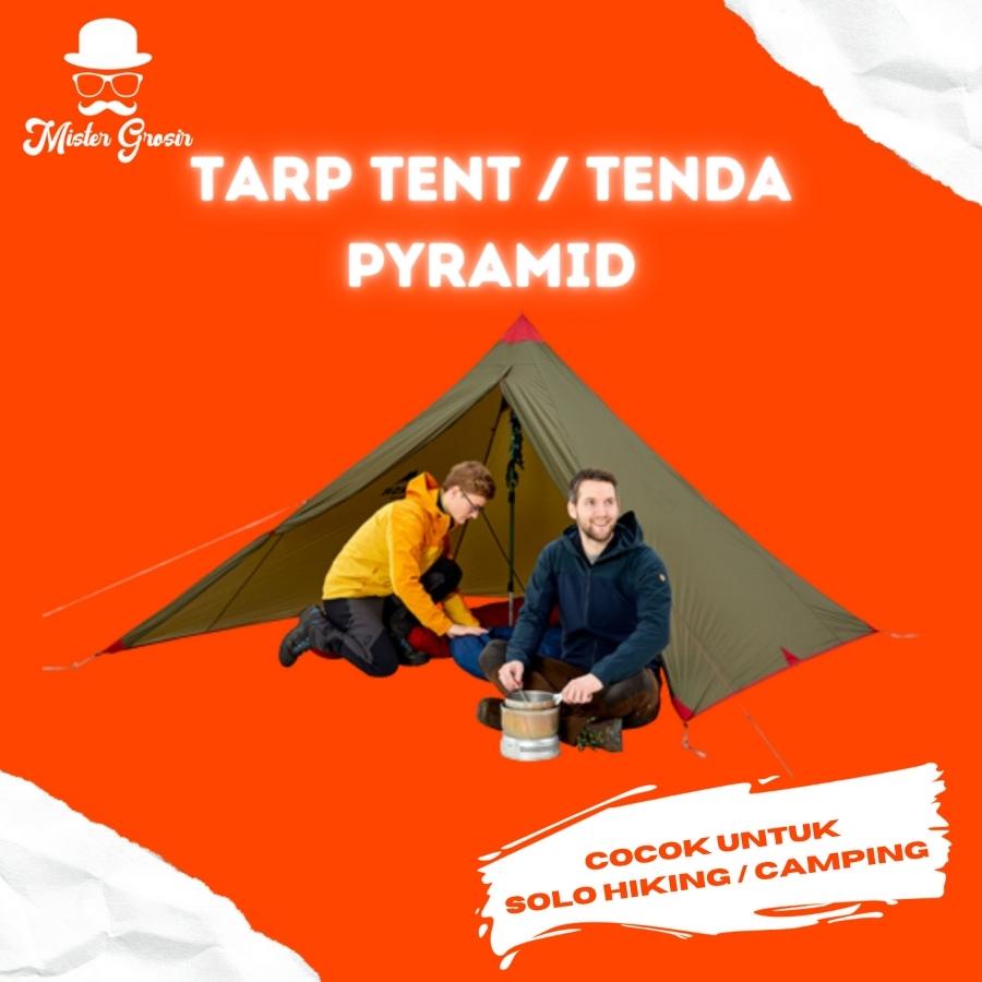 Tenda Tarptent Tarp Tent Pyramid Piramid Bushcraft Ultralight Dapur Camping Anti Badai