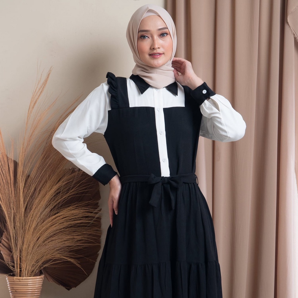 Tq88indonesia Fashion Baju Gamis Wanita Terbaru / Gamis Silvana / Baju Muslimah Terbaru / Ootd Terbaru / Outfit Citayam