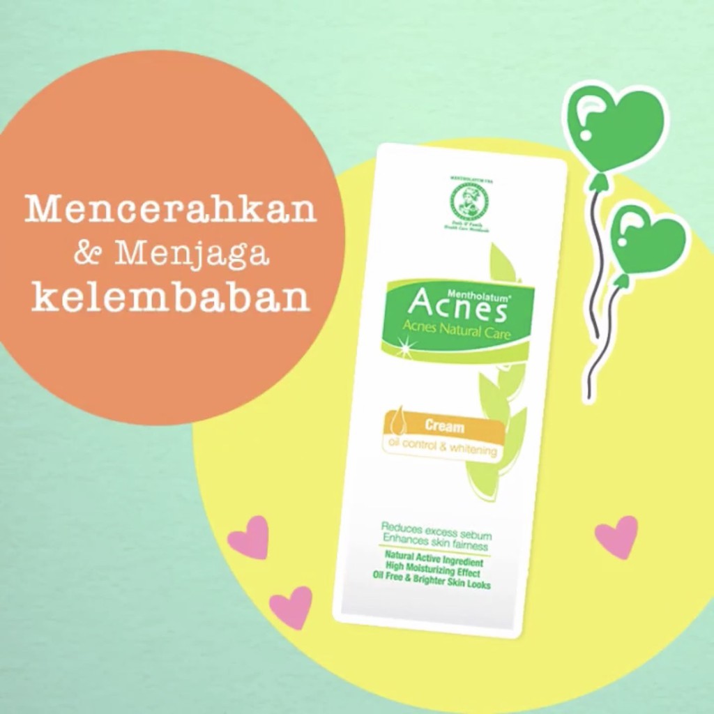 Acnes Natural Care Oil Control &amp; Whitening Cream