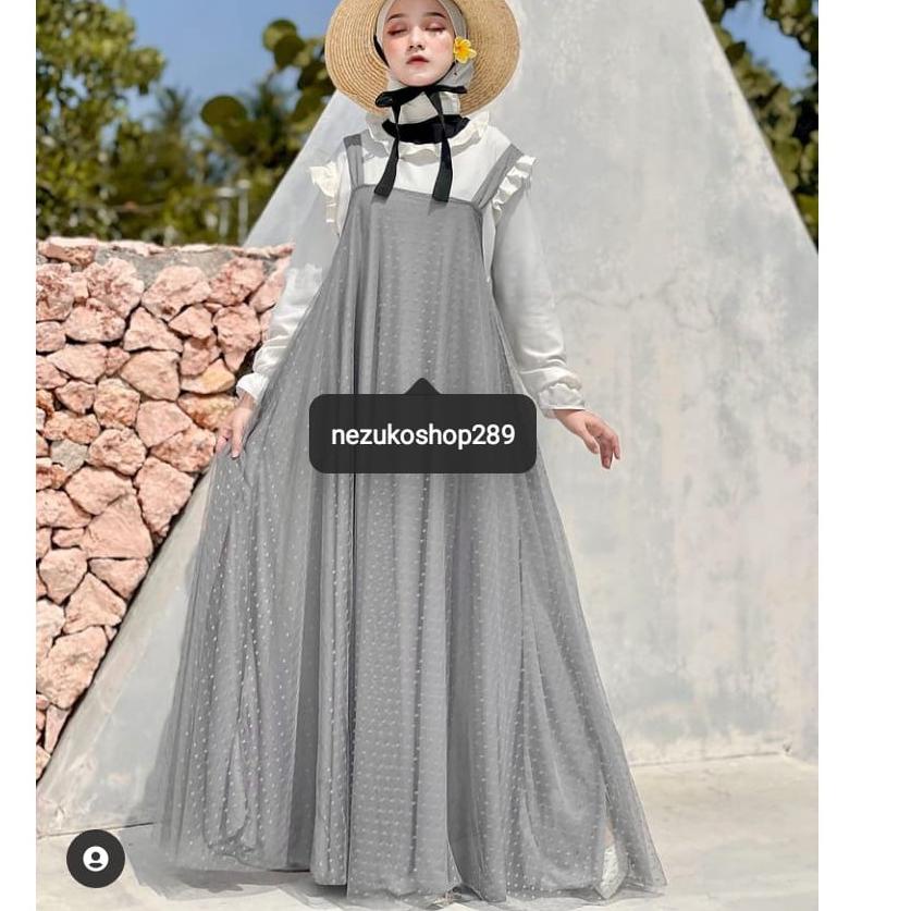 azru Moa top set overall tulle - overall - set overall ✥ 82