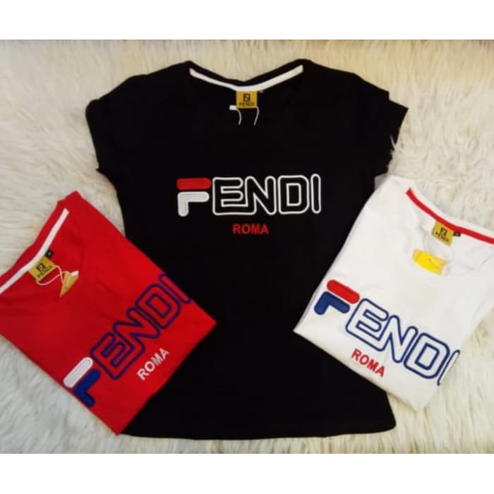 BAJU CEWEK FENDI - KAOS FENDI IMPORT