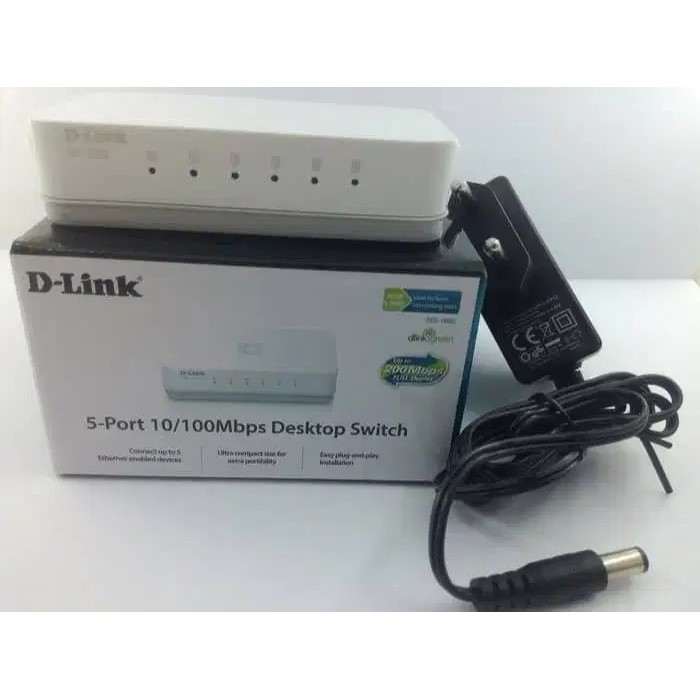 Switch/Hub D-Link DES1005C 5 Port 10/100Mbps - unmanaged