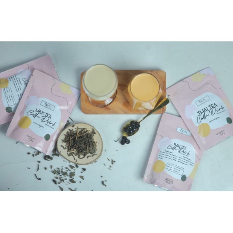 Byzoe Collagen Drink MILK TEA &amp; THAI TEA