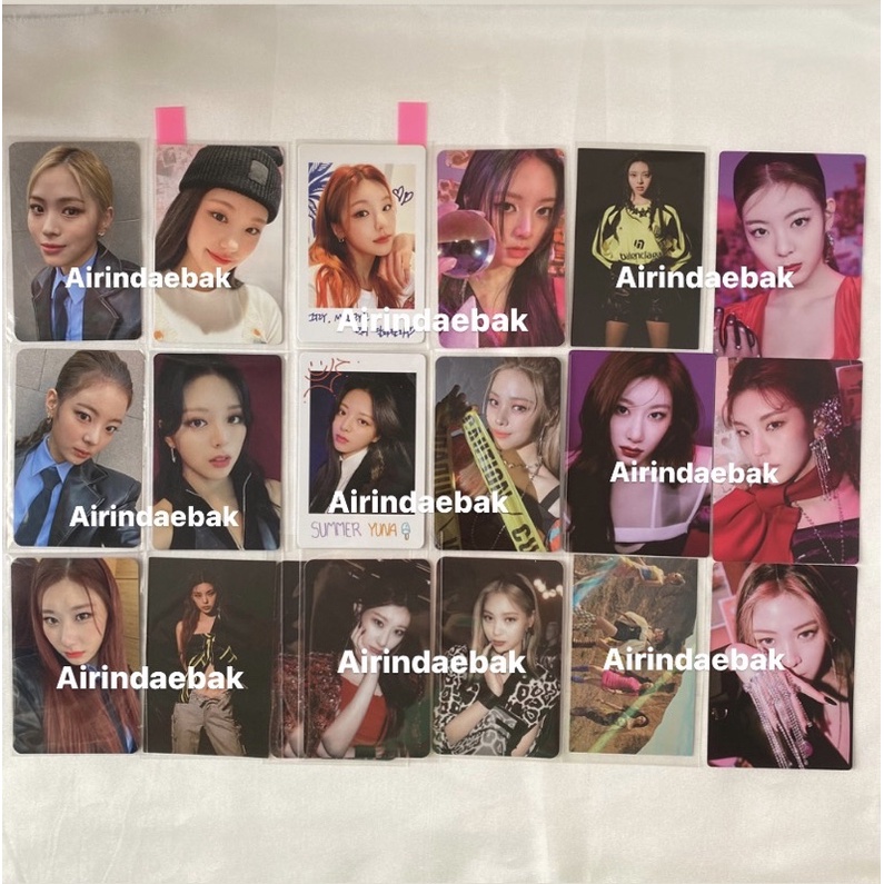 ITZY guess who icy checkmate benefit sw soundwave  nbd maret januari PHOTOCARD Yeji  lia ryujin chae