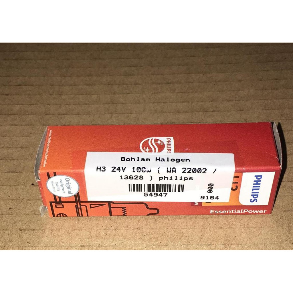 Bohlam Halogen H3 24V 100w philips -54947