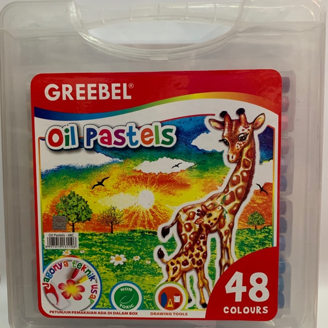 

Oil pastels greebel 48 warna / krayon greebel 48 warna / oil paste greebel 48 warna