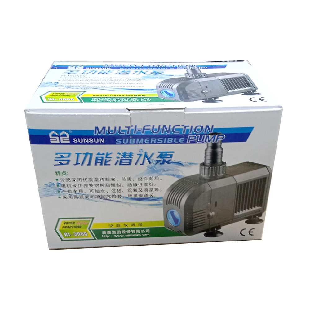 TG-DH SUNSUN Pompa Air Aquarium Ikan Quiet Submersible Pump 55W - HJ-3000