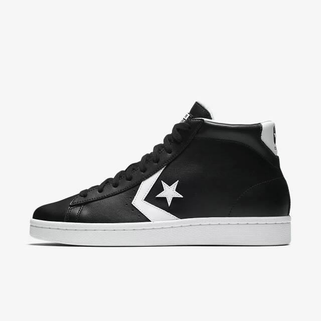 converse pro leather black
