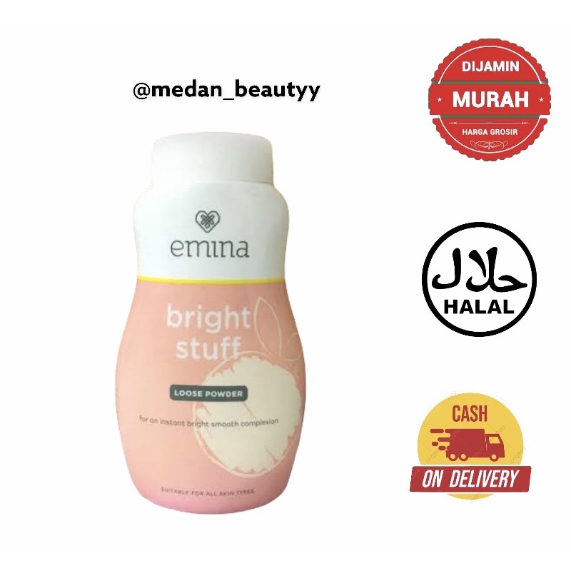 Emina Bright Stuff Loose Powder / Kecantikan / Makeup Wajah / Bedak