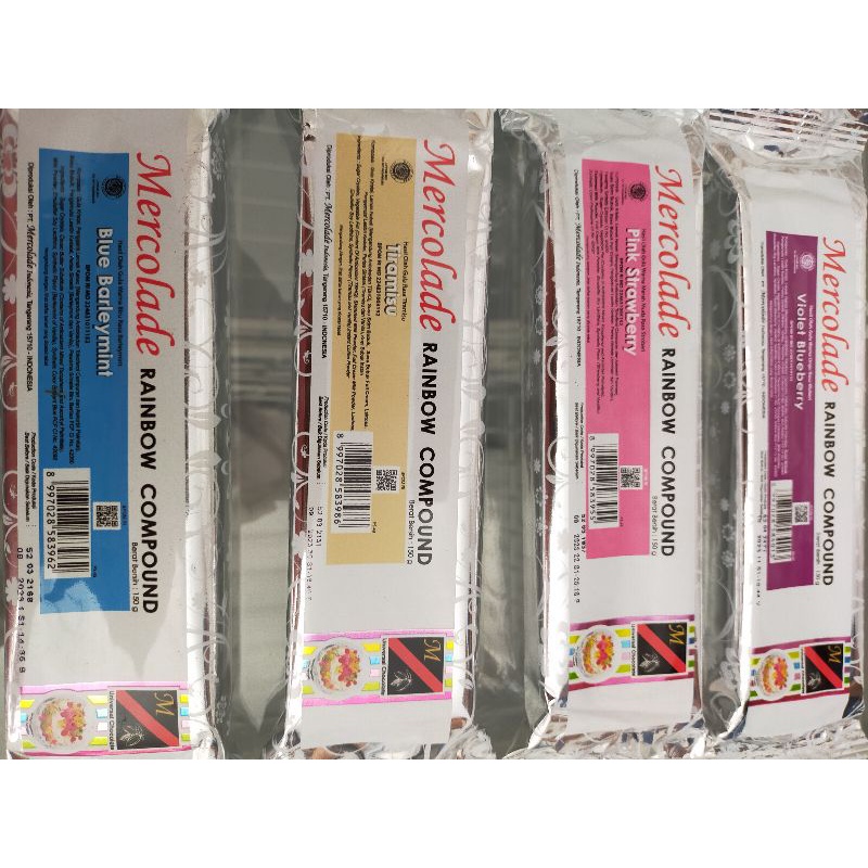 MERCOLADE RAINBOW CHOCOLATE DIP GLAZE / GLAZE MERCOLADE / COKLAT PELANGI