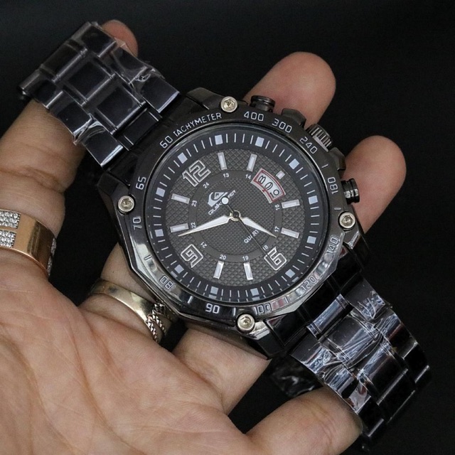 Jam Tangan Pria  Quiksilver rantai mesin tgl ya