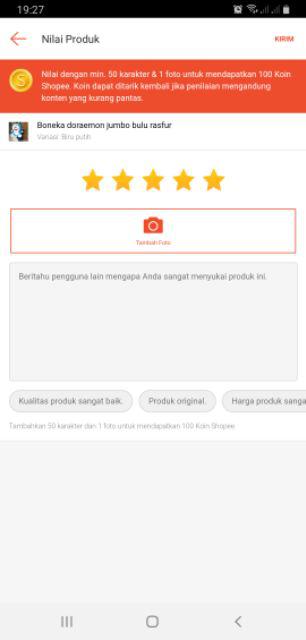  Boneka doraemon jumbo bulu  rasfur Shopee Indonesia