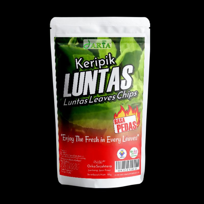 

Keripik Luntas Pedas DARIA khas