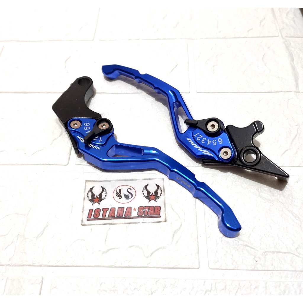 Handle REM Tiger Variasi Motor Bahan FULL CNC - BIRU