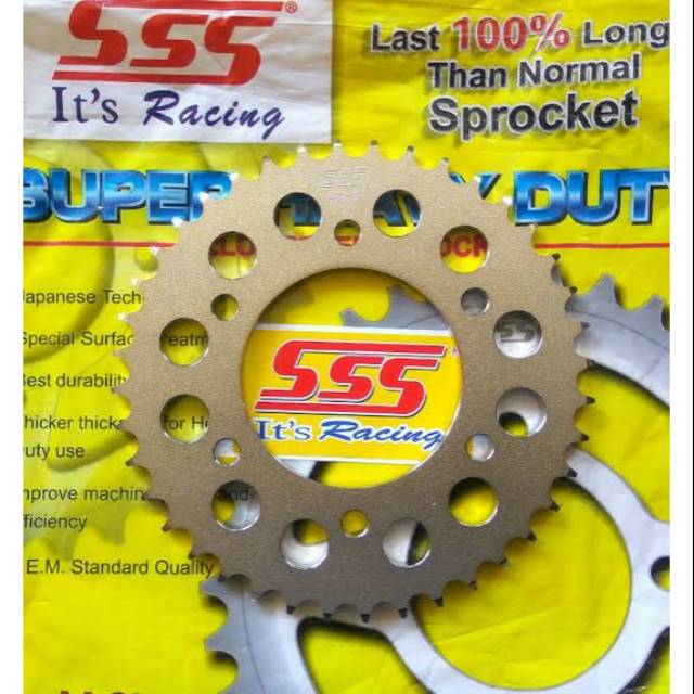 Gear SSS (Belakang) 428 : NINJA R/RR : Size 36T-45T