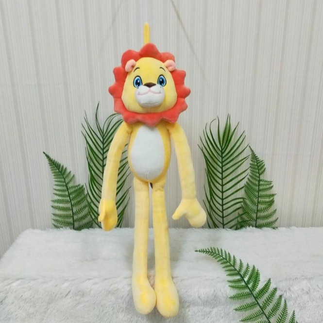 Boneka Harimau singa Boneka Monkey Kaki Tangan Panjang Size 11&quot;/50cm  safari binatang hewan animal