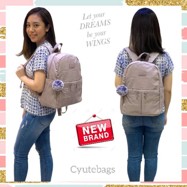 TAS RANSEL WANITA OBO CANNA ORIGINAL LARGE BACKPACK CYUTEBAGS