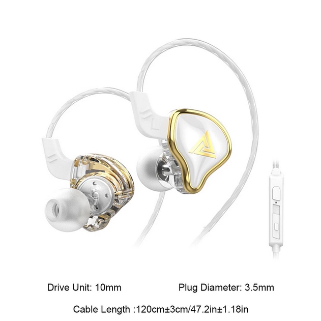 QKZ AK6 ARES AERS Stereo HiFi IEM Gaming Earphone WITH MIC