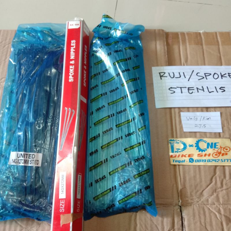 ruji jari jari spoke MTB 27,5 stenlis