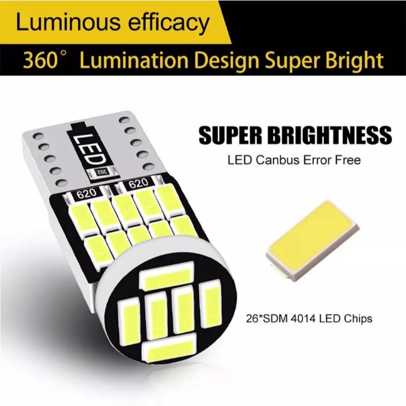 LED T10 CANBUS 26 SMD 4014 - SUPER BRIGHT