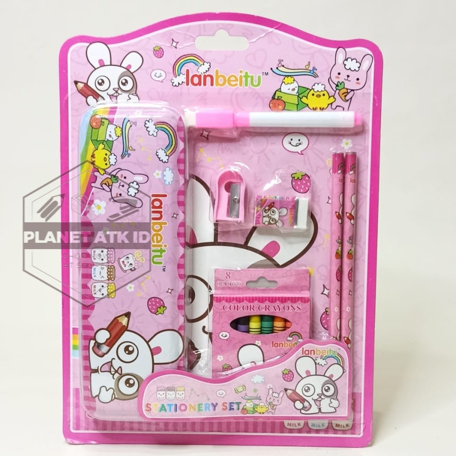 

Set Alat Tulis Fancy+Mini Whiteboard/Stationery Set/Fancy Set/Kado