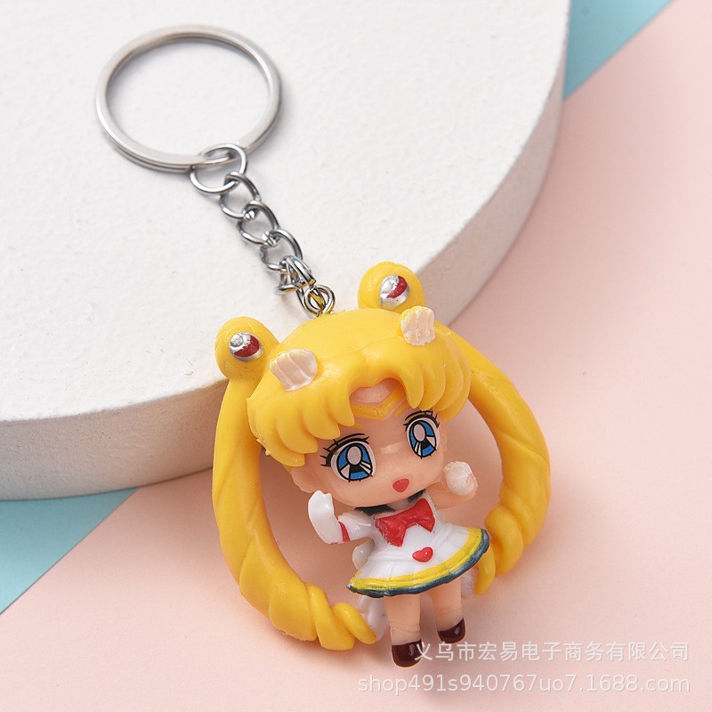 KCSM usagi chibiusa sailor moon figure gantungan kunci