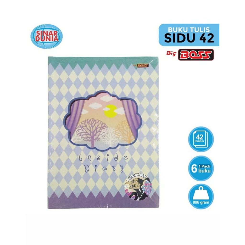 

[PAK] BUKU TULIS BOXY SIDU BIG BOSS 42 LEMBAR (6 PCS)