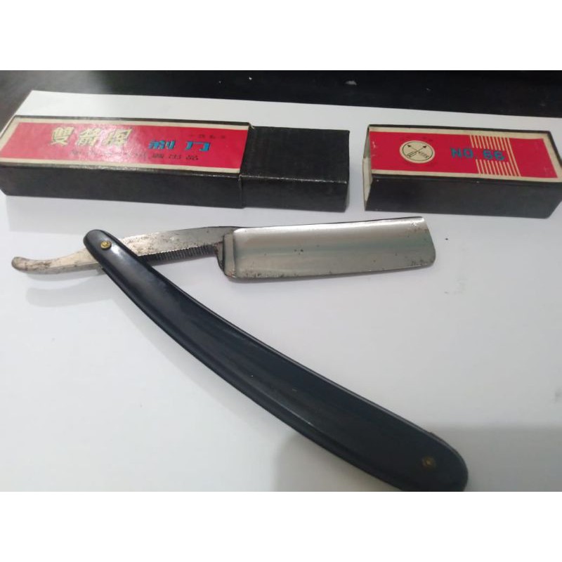 Pisau Cukur Lipat Kerok jadul merek Double Arrow