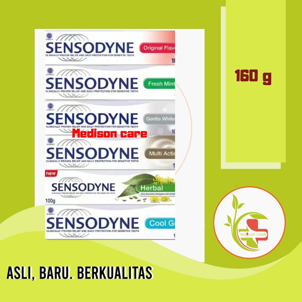 sensodyne sensodin 160g | ukuran besar