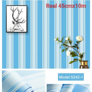  Wallpaper  Dinding 45cm x 10 Meter Wallpaper  stiker 