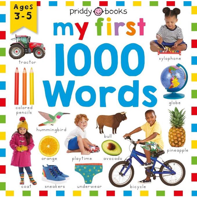 Diskon Buku Import -Priddy Learning: My First 1000 Words (Cod)