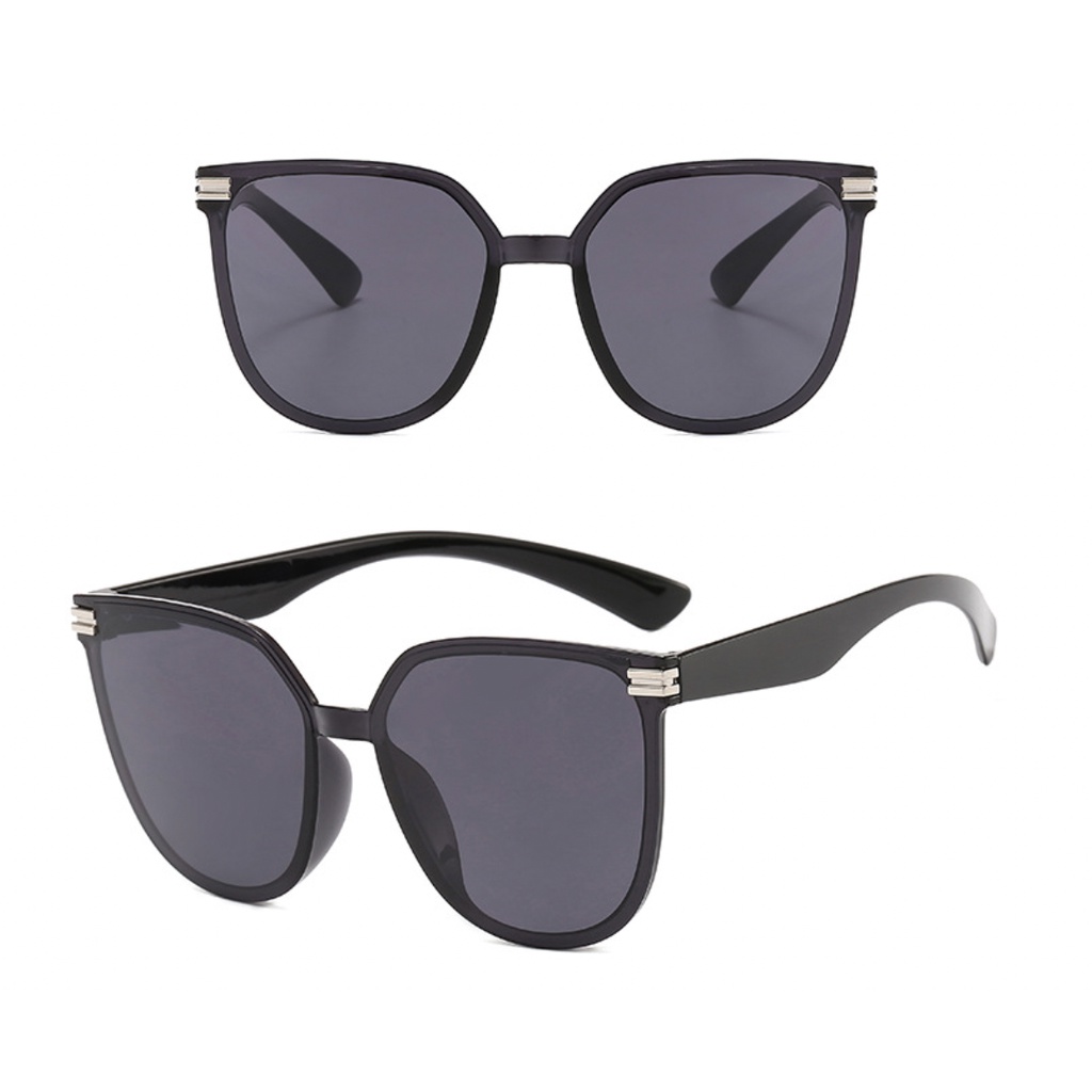 Kacamata Hitam Cowo Cewe Unisex Fashion Kacamata Hitam Retro Gaya Sunglasses Men SG3045