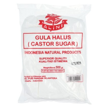 

GULA CASTOR ALINI 500 gr / GULA HALUS / KASTER KASTOR SUGAR