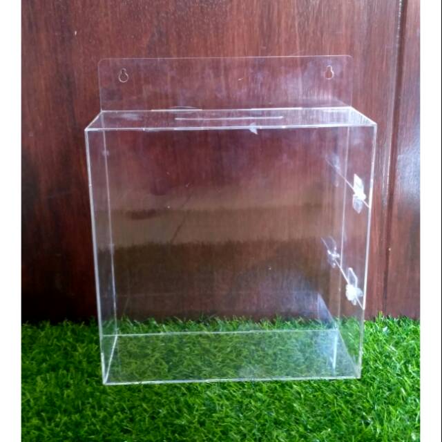 

Box Kotak Amal Sedekah Infaq Akrilik Kotak Saran Kotak Masukan Instansi Custom Bahan Akrilik Clear Bening