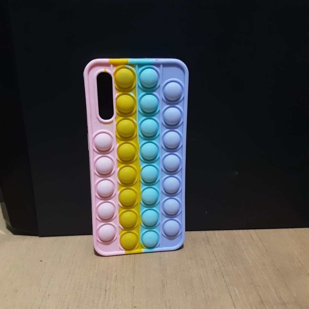 Pop it case Samsung A7(2018) A70 A50 A50S A30S A10 M10 A20 A30  silikon rainbow jelly push bubble fi