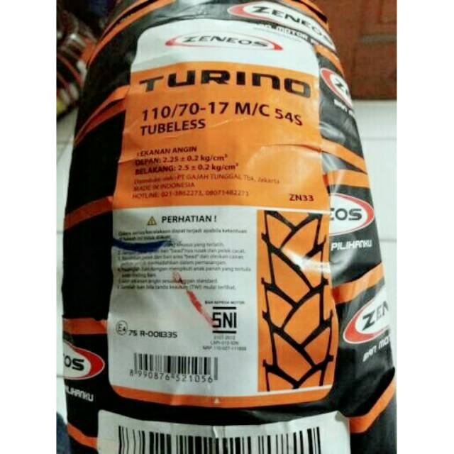 ban luar 110 70 17 Zeneos turino