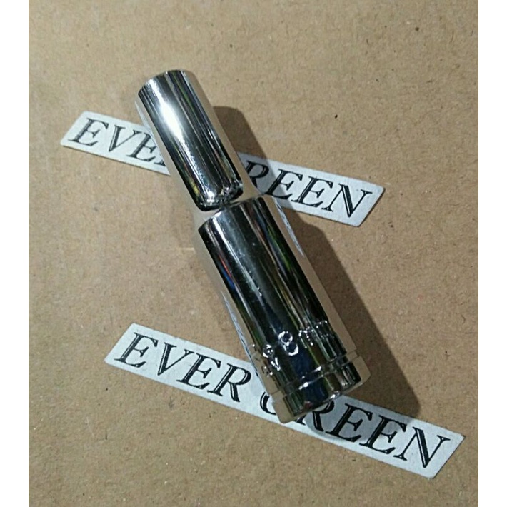 Mata Sok 8 mm x Square/Drive 3/8  PANJANG / LONG
