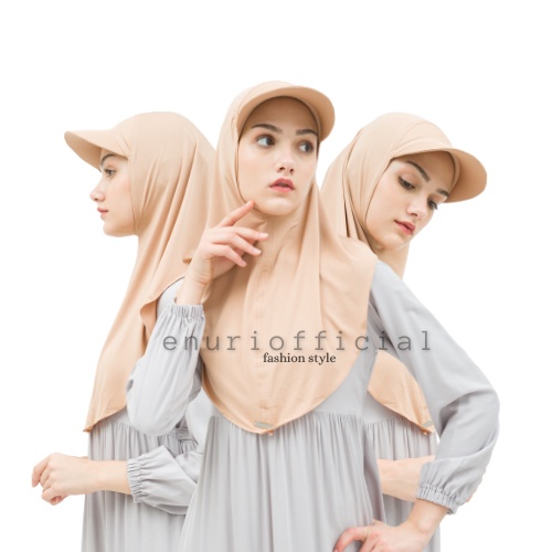 Promo Hijab Sporty Sport Jilbab Topi Olahraga/Gowes Termurah Allsize